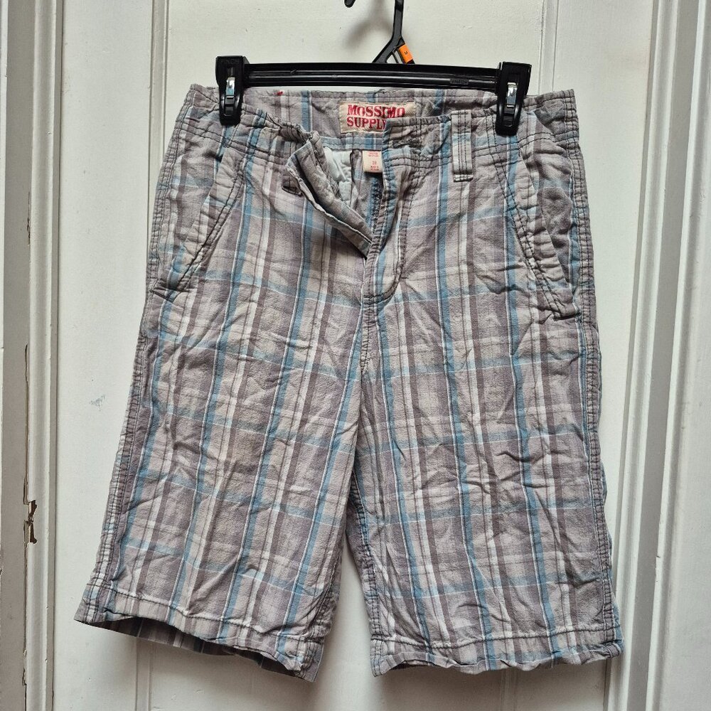 Massimo Plaid Shorts - 100% cotton - S